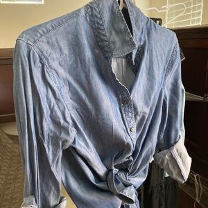 Banana Republic Long Sleeve Denim Shirt